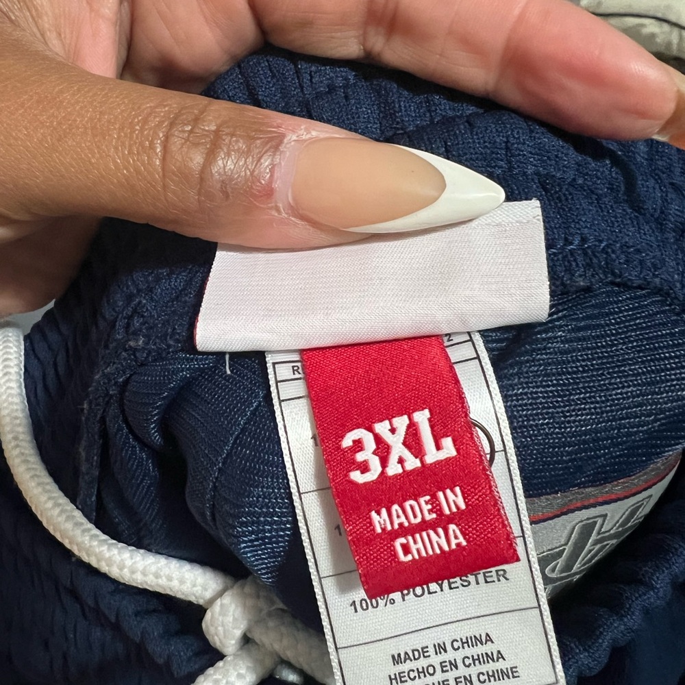 Mitchell & Ness Navy Blue Legacy Shorts - Picture 7 of 8